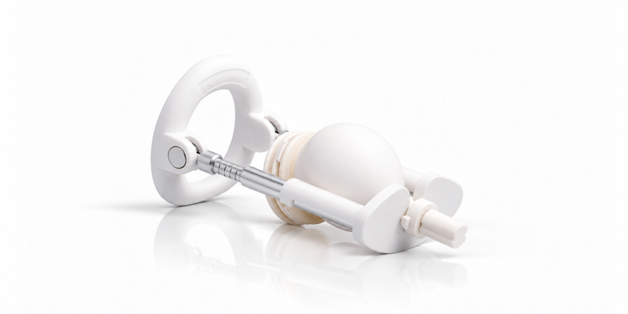 PeniMaster Pro penile traction device centered on a white background.