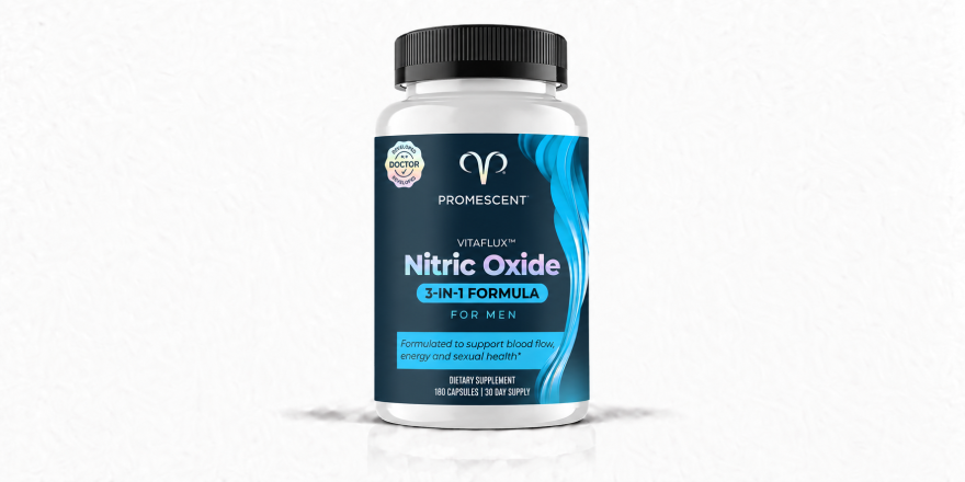 Promescent VitaFLUX Nitric Oxide 3-in-1 supplement for men